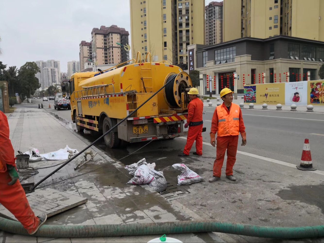 文昌排污管道清淤-管道清洗